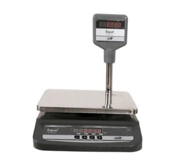 Silver 150 Kg Load Capacity Mild Steel Table Top Counting Scale With Digital Lcd Monitor Display
