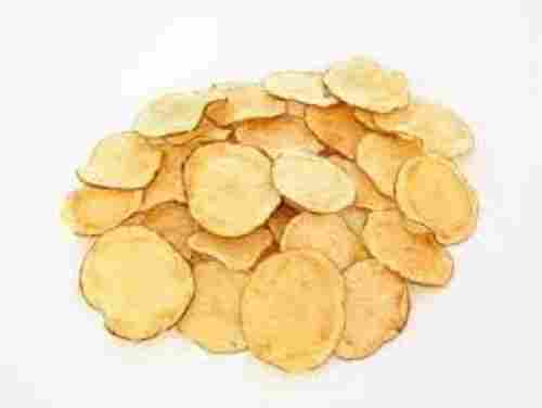 Crispy And Crunchy Salty Baked Potato Chips