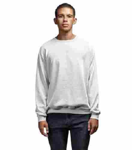 100% Pure Cotton Soft And Cozy Casual Plain Long Sleeves Crewneck Sweatshirts