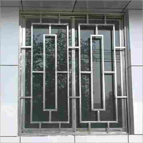 Rust And Corrosion Resistance Silver Polished Stainless Steel Window Grills 