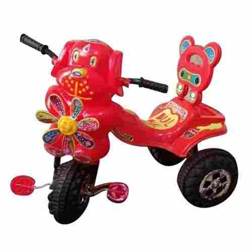 Easy To Ride Lightweight Solid Plastic Moveable Three Wheeler Tricycle For Baby