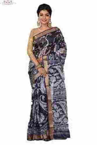 Multi Color Printed Comfortable And Breathable Indian Styled Art Silk Saree
