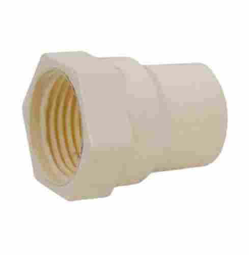 Chlorinated Polyvinyl Chloride Plastic Pipe Threaded Adapter, 3 Mm Thick 