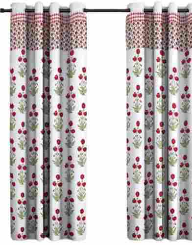 7 Feet Long Shrink Resistant And Quick Dry Designer Printed Cotton Curtain