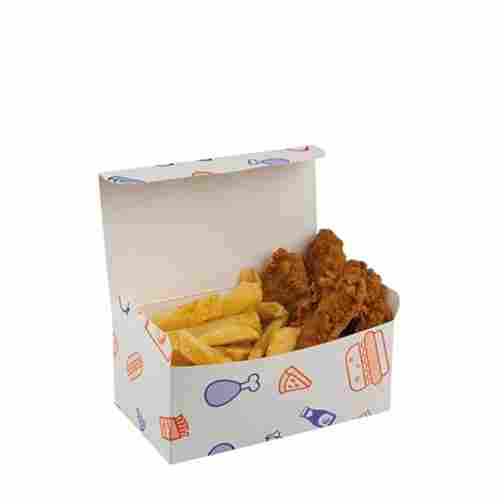 Disposable Biodegradable Square Paper Fast Food Packaging Box