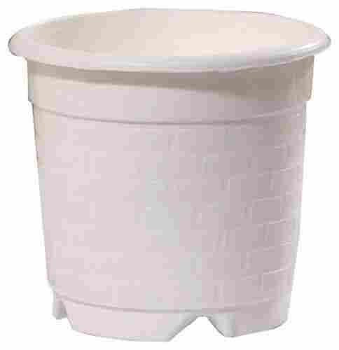 White Recycled Plastic Nursery Pot For Plants