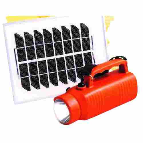 Solid Plastic Body Energy Efficient High Efficiency Solar Led Torch