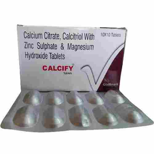 Calcium Ct, Calcitriol With Zinc Sulphate And Magnesium Hydroxide Tablet, 10x10 Alu Alu