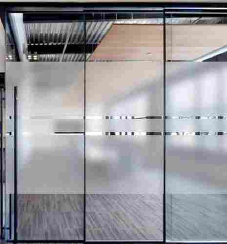 8 Foot Long 8 Mm Thick Toughened Frameless Glass Partitions For Sliding Door