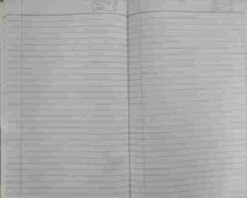 Rectangular Shape Soft Pages Long Paper Size Plain Notebook