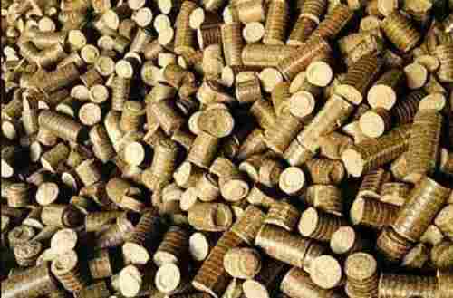 99% Pure Natural Cylindrical Dried Groundnut Shell Briquette