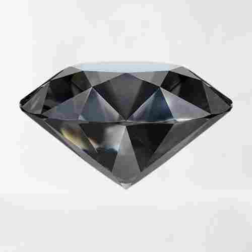9 Mohs Hardness Natural Black Diamond Cut Gemstone for Jewellery Making