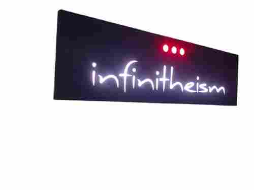 10 Watts High Brightness Signage Type Rectangular Sign Board For Indoor Use