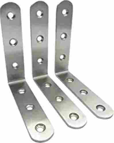 L-Shape Polished 304 Grade ASTM Standard Easy To Mount Mild Steel Brackets