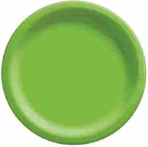 8 Inch Size Disposable And Recyclable Green Plain Pattern Paper Plate 