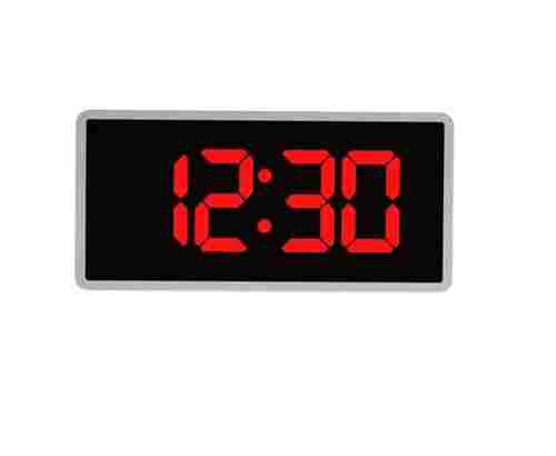 Plastic Rectangular Polished 4-Digit Digital Led Display Wall Clock