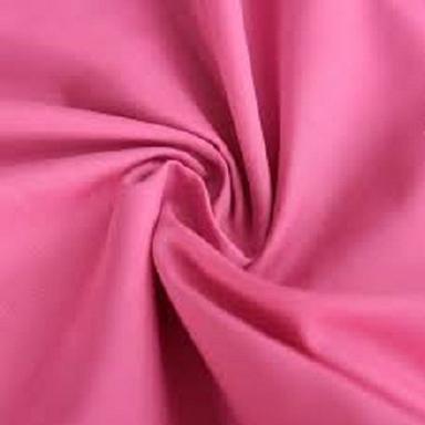 Plain Pink 6 Meter Length Light Weight Knitted Poly Cotton Greige Fabrics