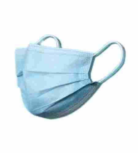 Square Shape Blue Cotton Disposable Surgical Mask 
