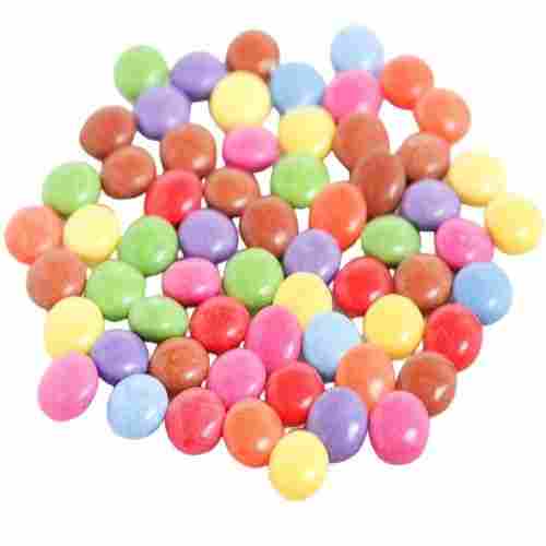 Round Shaped Mouth-Watering Taste Chocolate Flavor Eggless Solid Colorful Sweet Candy