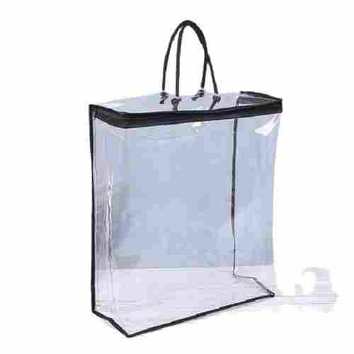 Transparent And Glossy Finish PVC Bed Sheet Packaging Bag With Zipper Closure