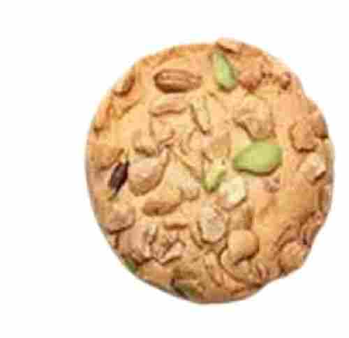 Healthy Fresh Round Shape Crispy And Dry Fruit Biscuit 