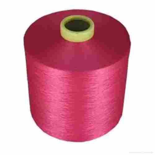 800 Meter long Plain Pink color Dyed Polyester Yarn