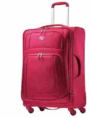 Plain Fabric Large Cabin Trolley Bags With Four Wheels For Travel Journey 