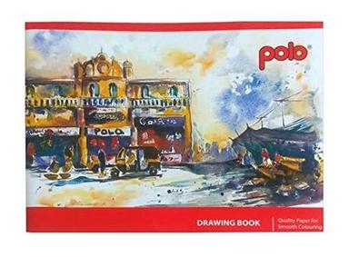 Polo 35 X 28 Centimeters A3 Kids Drawing Book Contain 36 Pages Hard Bound