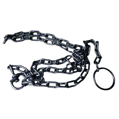 Polished Non Breakable Black Mild Steel Chain, 50-100 Inch Length