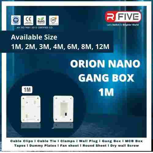 Rectangular White Orion Nano Gang Box