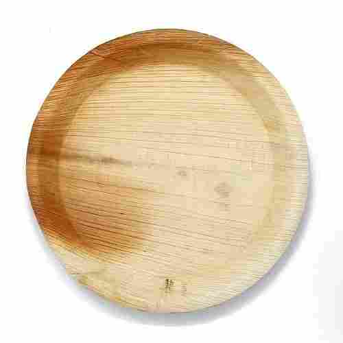 Polished Finished And Round Simple Disposable Areca Leaf Plates