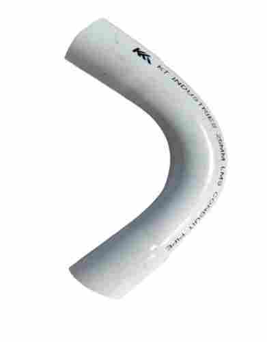 90 Degree 25 Mm Poly Vinyl Chloride Pipe Bend For Conduit Fittings
