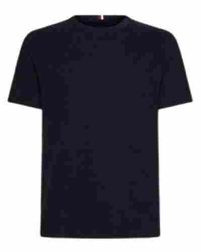 Casual O-Neck Black T-Shirt For Men