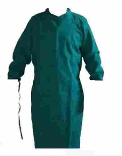 Full Sleeves Knee Length 98% Cotton Surgical Gown For Doctors