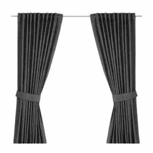 52x63 Inches Anti Bacteria And Blackout Cotton Blend Plain Door Curtain