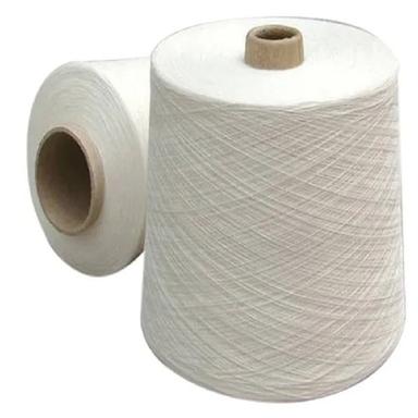 White Light Weight Even Twisted Plain Pattern Knitted Combed Cotton Yarn