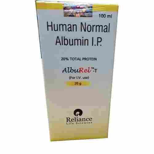 Human Normal Albumin IP 20% 100ML For I.V. Use Only