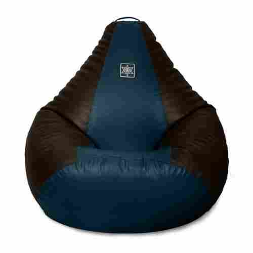 Vplanet Faux Leather Bean Bag Unfilled With Spill Proof Filling Tube Liner | Bean Bag Without Beans (Blue&Brown,2xl,3xl) - Pack of 6 Pcs