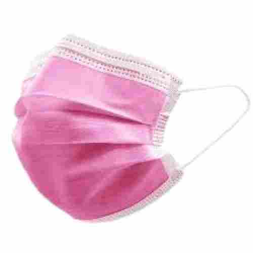Medical Pink Disposable Face Mask With Earloop