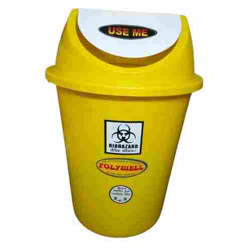 Durable Yellow Plastic Dustbins