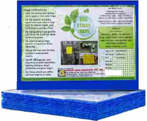 Portable Eco-Friendly Chemical-Free Blue Sticky Trap For Agriculture