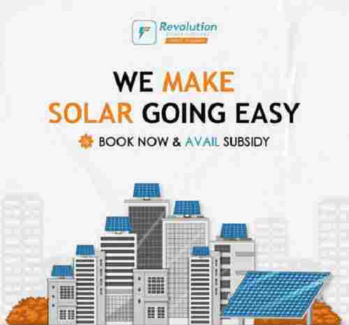1 to 10 kW Residential Solar Power Plant With Subsidy