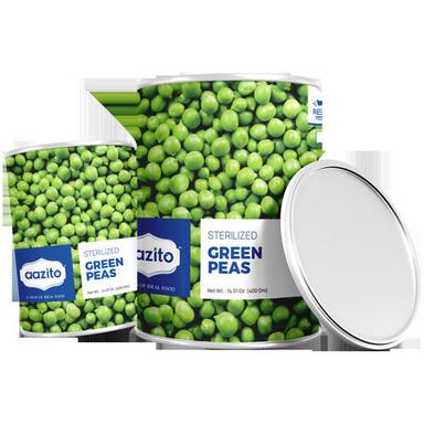 Canned Green Peas With 24 Months Of Shelf Life Preserving Compound: Natural Brine