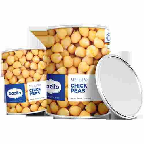 Ready To Cook Sterilized Canned Chickpeas with 24 Months of Shelf Life