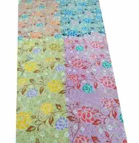 100 Meter Long Floral Printed Cotton Bed Sheet Fabric