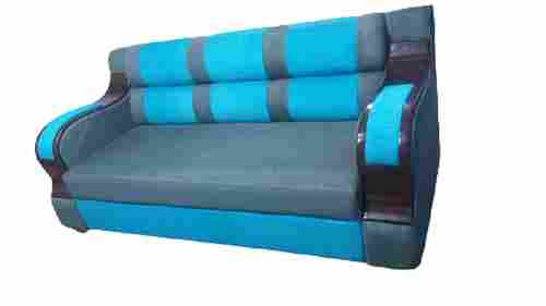 Modern Plain Blue With Grey Color 83.8 X 175 X 75.2 Inch Stylish Sofa