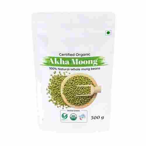 Organically Cultivated Healthy Dried Full Style Whole Form Round Moong Dal