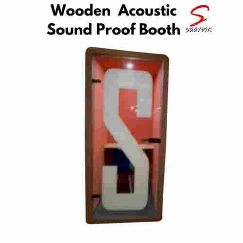 Wooden Acoustic Soundproof Booth For Corporate Office And Factory