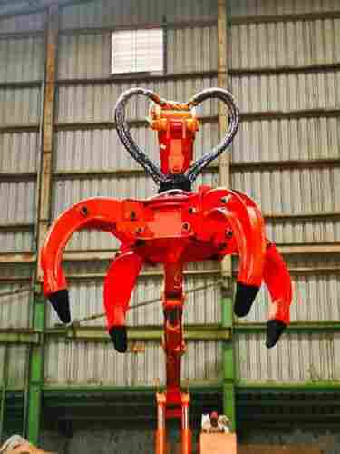 Stationary Mounted Cranes With Grapple