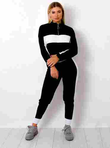 Fashionable And Super Rich, Stylish Solid Women Track Suit, 